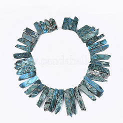 Natural Imperial Jasper Beads Strands&nbsp;G-S355-14