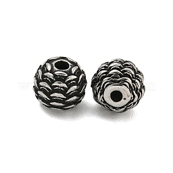 Round 304 Stainless Steel Beads&nbsp;STAS-E214-01AS-02