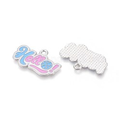 Alloy Enamel Sports Pendants&nbsp;ENAM-T022-65P
