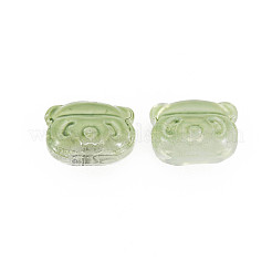 Two Tone Transparent Spray Painted Glass Beads&nbsp;GLAA-T022-03-C02