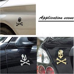 Zinc Alloy Car Stickers&nbsp;DIY-FH0001-005