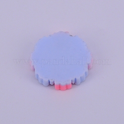 Opaque Frosted Resin Cabochon&nbsp;RESI-WH0009-23