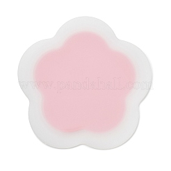 Flower-Shaped Silicone Heat Insulation Coasters&nbsp;AJEW-K055-03A