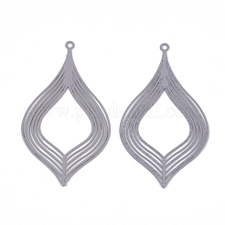 430 Stainless Steel Filigree Pendants&nbsp;X-STAS-S108-09A