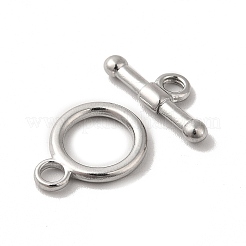 Non-Tarnish 304 Stainless Steel Toggle Clasps&nbsp;STAS-H212-19P
