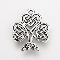 Tibetan Style Alloy Pendants&nbsp;TIBEP-Q078-46AS-NR