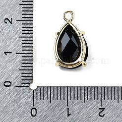 Natural Obsidian Faceted Pendants&nbsp;G-M431-16G-09