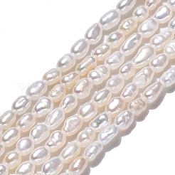 Natural Cultured Freshwater Pearl Beads Strands&nbsp;PEAR-N012-02I