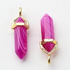 Natural Mixed Stone Pointed Pendants&nbsp;G-G902-A