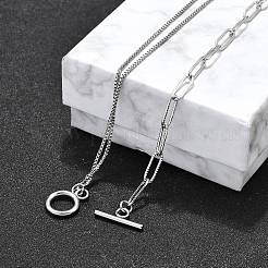 Non-Tarnish 304 Stainless Steel Chain Necklaces&nbsp;NJEW-JN02767