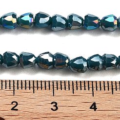 Electroplate Glass Beads Strands&nbsp;EGLA-D030-P4mm-B04