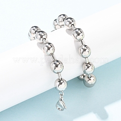 Brass Ball Chain Necklaces for Men Women&nbsp;NJEW-H089-01P