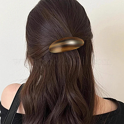2Pcs 2 Colors Resin and Iron Hair Barrettes&nbsp;PHAR-GO0001-07A
