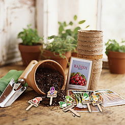 15Pcs 15 Style Wood Plant Labels&nbsp;WOOD-WH0133-033