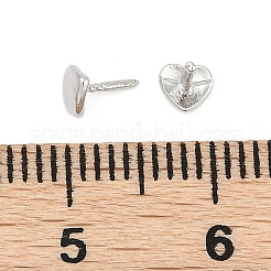 Heart Brass Head Pins&nbsp;LS-KK-U051-02P-01