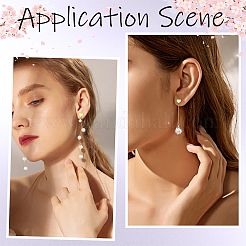 20Pcs Brass Stud Earring Findings&nbsp;KK-SC0006-80