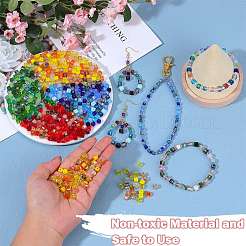 2 Bags Imitation Artificial Crystal Glass Beads&nbsp;GLAA-SZ0001-95C-01