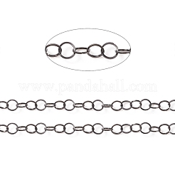 Ion Plating(IP) 304 Stainless Steel Rolo Chains&nbsp;CHS-B001-03B