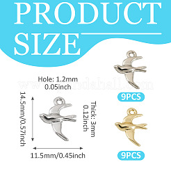 18Pcs 2 Colors Alloy Pendants&nbsp;FIND-TADJ0001-20