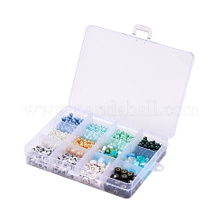 820Pcs Flat Round & Star & Heart Glass/Acrylic Beads&nbsp;DIY-FS0001-48