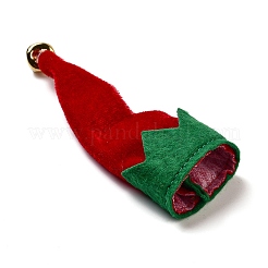 Christmas Clothes Felt Cloth & Iron Wine Bottle Cover Decoration&nbsp;DJEW-K027-02D