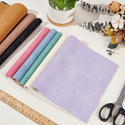8Pcs 8 Colors Frosted PVC Imitation Leather Fabrics&nbsp;DIY-CL0001-72
