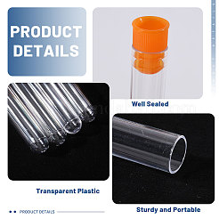 150Pcs Plastic Sewing Needle Organizers Tubes with Cap&nbsp;CON-CA0001-037A