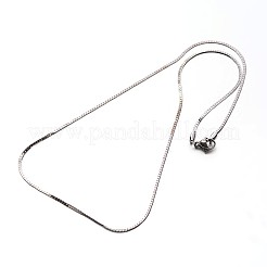 Tarnish Resistant 304 Stainless Steel Cuban Link Chain Necklaces&nbsp;NJEW-O058-18