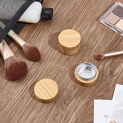10G Bamboo & Aluminum Cream Jar&nbsp;CON-WH0112-016A
