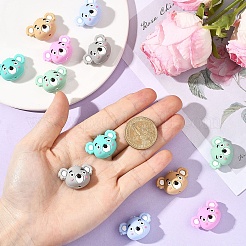 12Pcs 6 Colors Silicone Beads&nbsp;SIL-YW0002-08