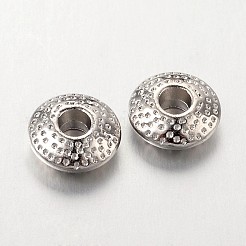 Tibetan Style Alloy Spacer Beads&nbsp;TIBEB-R011-P-FF