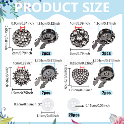 Alloy Cufflinks&nbsp;BUTT-NB0002-19B