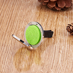 316 Stainless Steel Car Diffuser Locket Clips&nbsp;STAS-BC0002-01