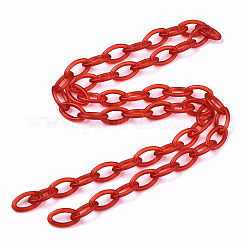 Handmade Transparent ABS Plastic Cable Chains&nbsp;X-KY-S166-001D
