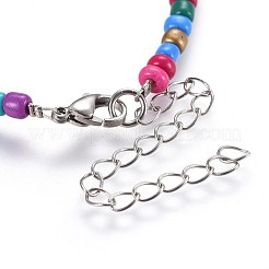 Glass Seed Beads Anklets&nbsp;AJEW-AN00252