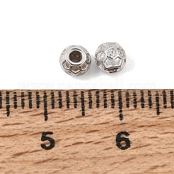 925 Sterling Silver Micro Pave Clear Cubic Zirconia Beads&nbsp;SE-CBAF1B2-05P