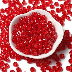 Transparent Colours Glass Seed Beads&nbsp;X-SEED-E001-T3x6mm-02