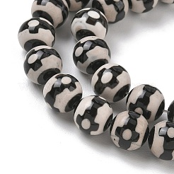 Tibetan Style dZi Beads Strands&nbsp;GG-CBA3DA1-05