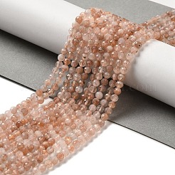 Natural Sunstone Beads Strands&nbsp;G-B074-B03-03