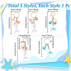 Ocean Theme Alloy Keychains&nbsp;KEYC-NB0001-79