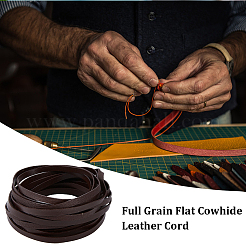 5M Flat Cowhide Leather Cord&nbsp;WL-GF0001-22A-02