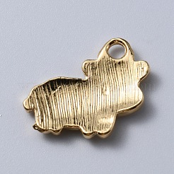 Alloy Enamel Pendants&nbsp;ENAM-WH0065-20KCG-03