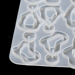 DIY Silicone Irregular Shape Pendant Molds&nbsp;DIY-M047-01B