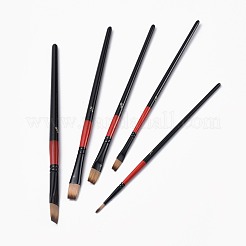 Wooden Paint Brushes Pens Sets&nbsp;AJEW-L074-03