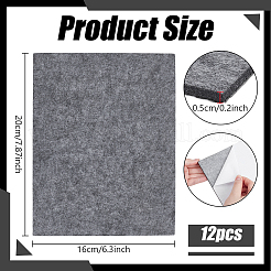 Rectangle Felt Non-woven Fabric&nbsp;DIY-WH0899-898A