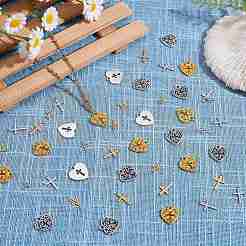 DIY Pendant Jewelry Making Finding Kit&nbsp;STAS-SZ0002-66