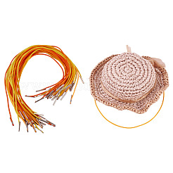 32Pcs 4 Colors Round Elastic Barbed Cord For Mask Hat Book Binding&nbsp;FIND-TA0008-88B
