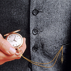 Alloy Clip Pocket Watch Chain&nbsp;HJEW-DR00142