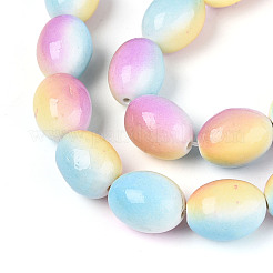 Spray Painted Synthetic Turquoise Beads Strands&nbsp;TURQ-T004-15C