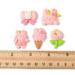 20Pcs 5 Styles Thanksgiving Day Theme Cartoon Opaque Resin Cabochons&nbsp;RESI-FS0001-51